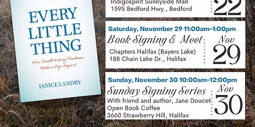 Book Signing and Meet with author Janice Landry