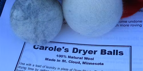 Make a Dryer Ball!\/Intro to Needle Felting