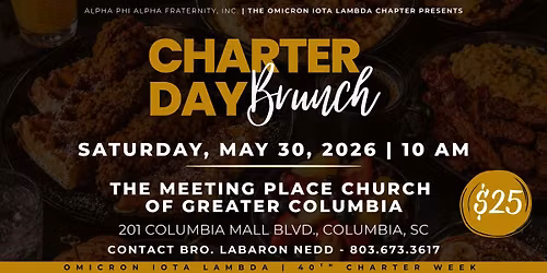 Omicron Iota Lambda 40th Anniversary Brunch