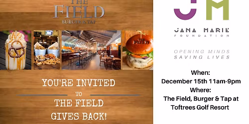 The Field Gives Back