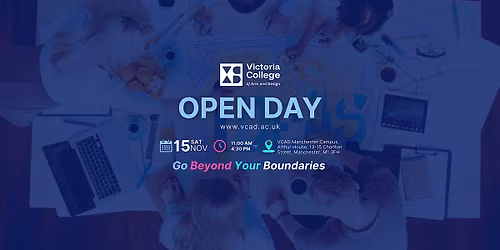 VCAD Manchester Open Day \u2013 Discover Your Creative Future!