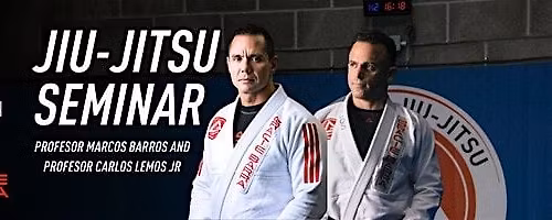 Professors Marcos Barros  & Carlos Lemos Jr. BJJ Seminar