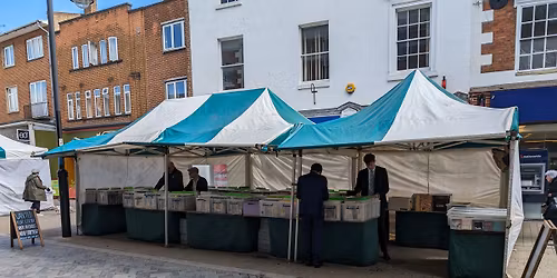 Bromsgrove High Street Market Vinyl Record Stall