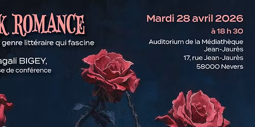 [RENCONTRE CONFERENCE] Les m\u00e9diath\u00e8ques s\u2019interrogent sur le ph\u00e9nom\u00e8ne de la dark romance
