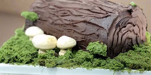 Bake & Sip B\u00fbche de No\u00ebl - Yule Log Cake
