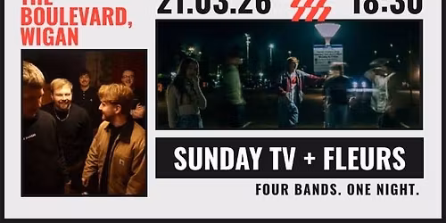 B-SIDE LIVE | FLEURS \/ SUNDAY TV \/ THE COVE \/ THE MONAMEES @ BOULEVARD