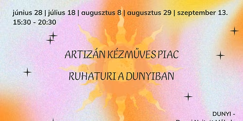 Artiz\u00e1n K\u00e9zm\u0171ves Piacok \u00e9s Ruhaturik a Dunyiban