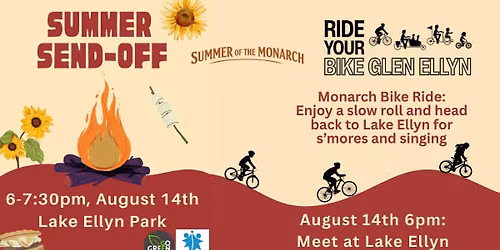 Summer Send Off and Bike GE Monarch Ride