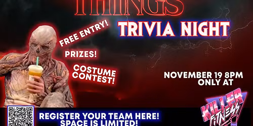 Stranger Things Trivia Night