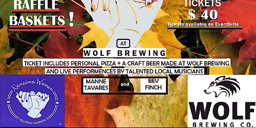 Nanaimo Women Helping Women Pizza, Pints, and Music Fundraising Event