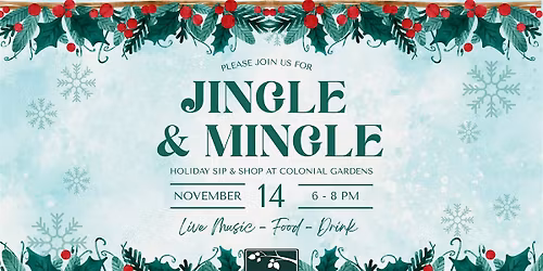 Jingle & Mingle: A Holiday Sip & Shop