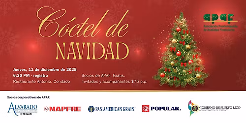 C\u00f3ctel de Navidad de APAF