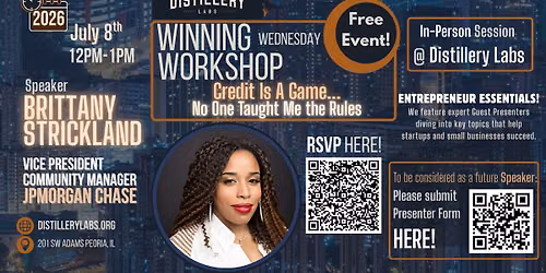 Winning Wednesday Workshop: Brittany Strickland, VP Community Manager of JPMorgan Chase