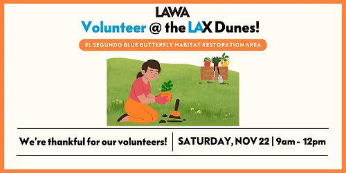 El Segundo Blue Butterfly (ESBB) Habitat Restoration at the LAX Dunes