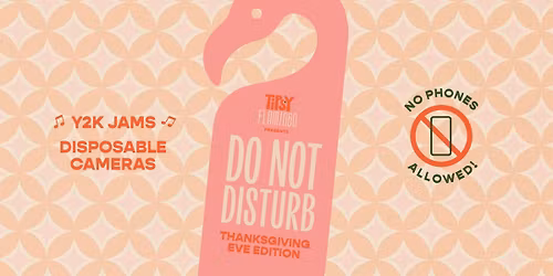 Do Not Disturb Party (No Phones + Y2K Jams @ Tipsy Flamingo)