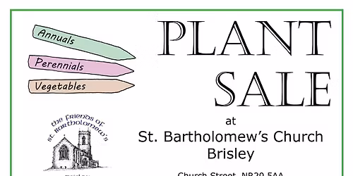 Plant Sale at St. Bartholomew's Church, Brisley
