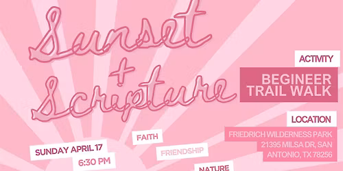 Sunset+Scripture Women Hike