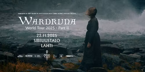 TuskaLive: Wardruna (NO), 22.11.2025, Sibeliustalo, Lahti