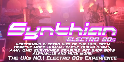 SYNTHIAN - 80s live at THE WATCHMAKERS BAR & GRILL, CHEADLE HULME