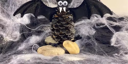 Create a Spooky Halloween Pine Cone Bat