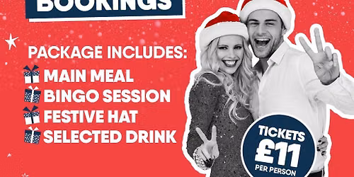 Christmas Party Bookings - Buzz Bingo Aberdeen