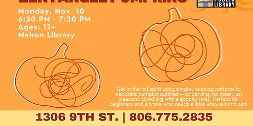 Zentagle Pumpkins at Mahon Library