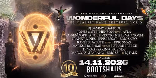 Wonderful Days - The Classic Rave Vol. X