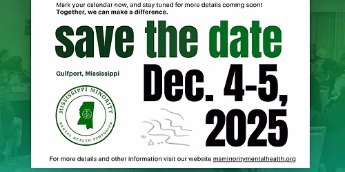2025 Mississippi Minority Mental Health Symposium