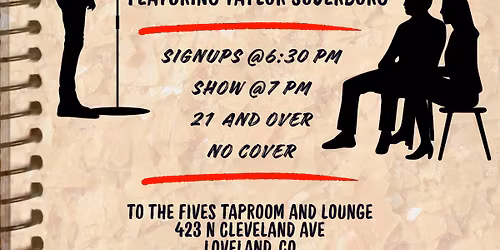 Live at The Fives Comedy Featuring Taylor Soderborg and Hosted by Dan Bublitz Jr.