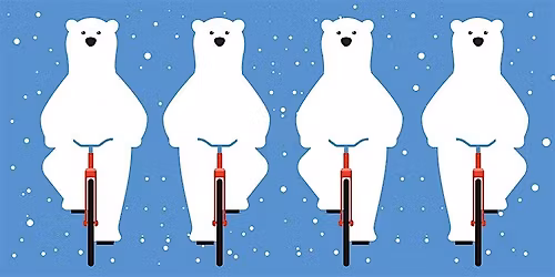 Bike ride to the Polar Bear swim!