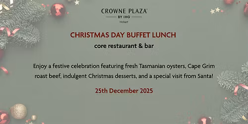 Christmas Buffet Lunch 2025 - core restaurant & bar