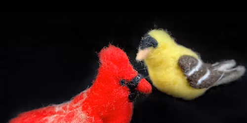 Needle-Felted Winter Song Birds