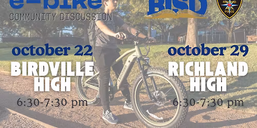 E-Bike Community Discussion - Richland High