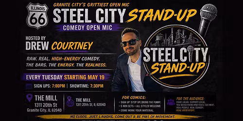 Steel City Stand Up OPEN MIC NIGHT! FREE ADMISSION