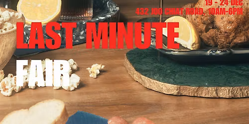 Last Minute Fair at Crane Joo Chiat