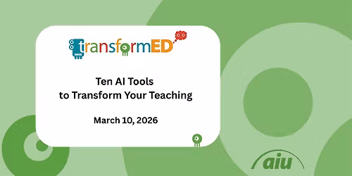 Ten AI Tools to Transform Your Teaching
