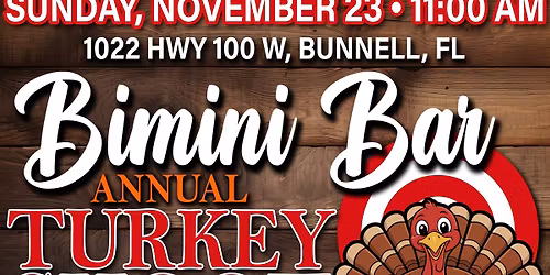 Bimini Bar Turkey Shoot