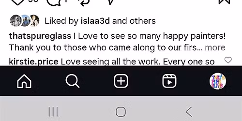 Festive Glass painting