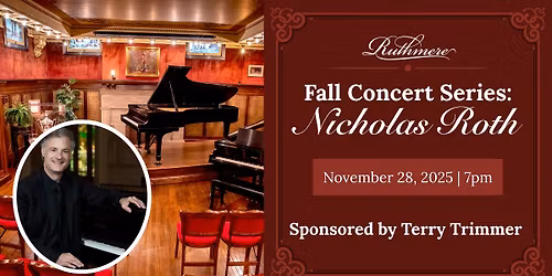 Fall Concert Series - Nicholas Roth