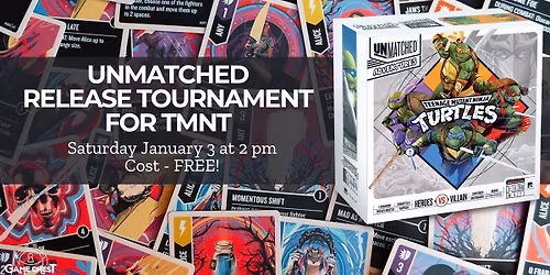 Unmatched Release Tournament for TMNT