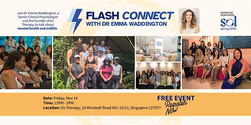 FLASH CONNECT with Dr Emma Waddington
