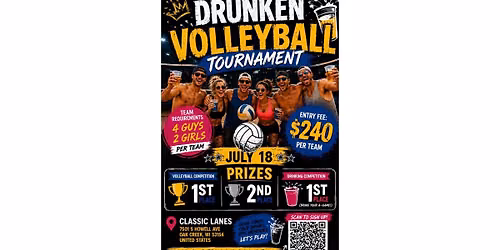 Classic Lanes Drunken Volleyball Tournament