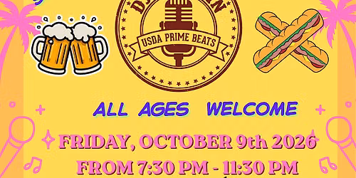 Friday Night Toasted Karaoke, Subs & Drink Specials at Cheba Hut