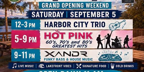 HOT PINK at LAKESIDE SOCIAL, VIERA | Sat, Sep 5!