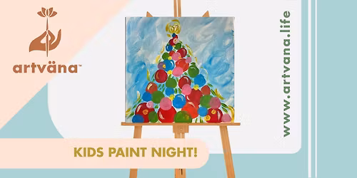 Artvana Holiday Kids & Family Art Class at Ocean5 in Gig Harbor Dec 2025