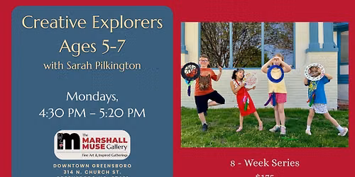 Creative Explorers Ages 5-7 with Sarah Pilkington