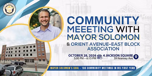 Community Meeting with Mayor James Solomon