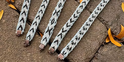 Tablet Woven Wool Bracelets with Alla Hale