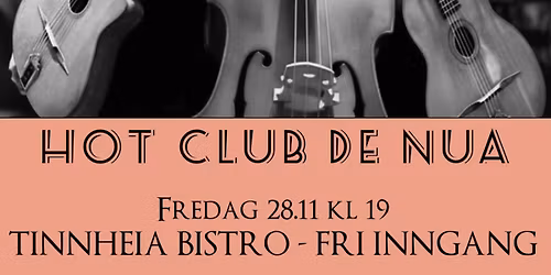 Live Jazz med Hot Club De Nua!\ud83c\udfba