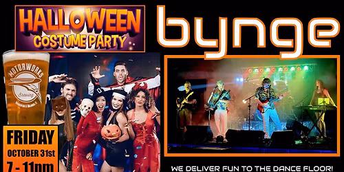 \ud83c\udf83BRADENTON \/ SARASOTA\u2019s BIG HALLOWEEN COSTUME PARTY - BYNGE @Motorworks Brewing FRI OCT 31st 7-11pm